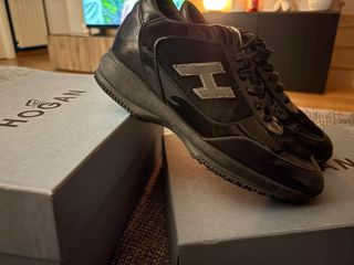 Hogan Interactive Pelle Nere Scarpe Donna 38