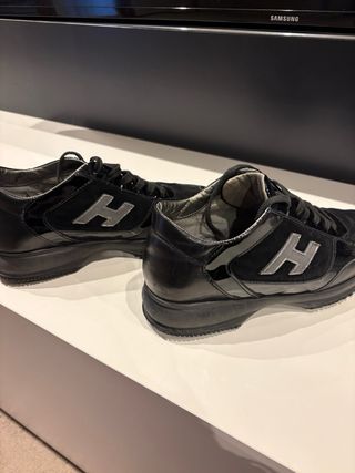 Hogan Interactive Pelle Nere Scarpe Donna 38