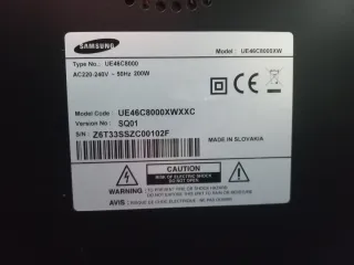 TV Samsung 46 UE46C8000