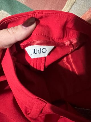 Completo elegante rosso