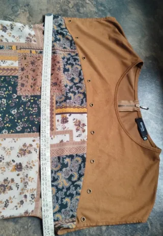 Blusa Fórmula Joven Patchwork Talla Única