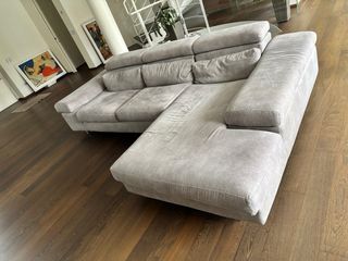 Divano angolare Poltrone&Sofà grigio Semi nuovo