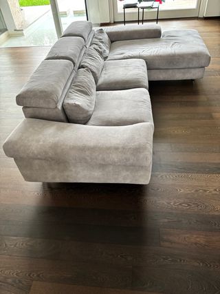 Divano angolare Poltrone&Sofà grigio Semi nuovo