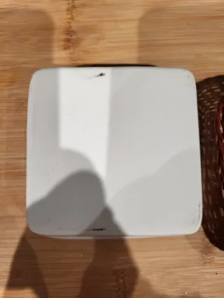 Ciotola quadrata decorata fiori