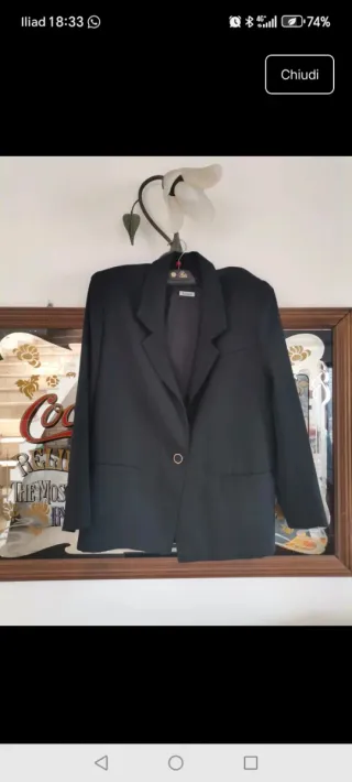 Giacca elegante nera donna IT 44