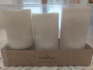 Set 3 candele LED con telecomando