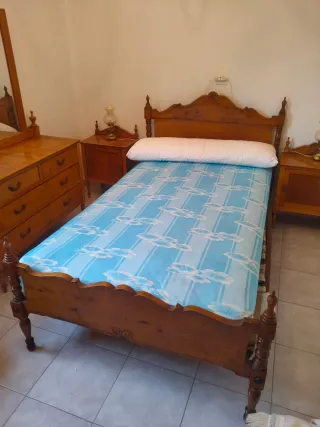 Dormitorio completo madera