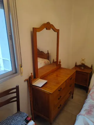 Dormitorio completo madera