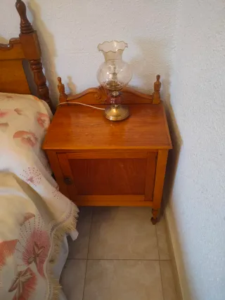 Dormitorio completo madera