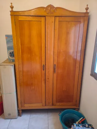 Dormitorio completo madera