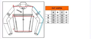 Chaqueta de moto infantil talla M