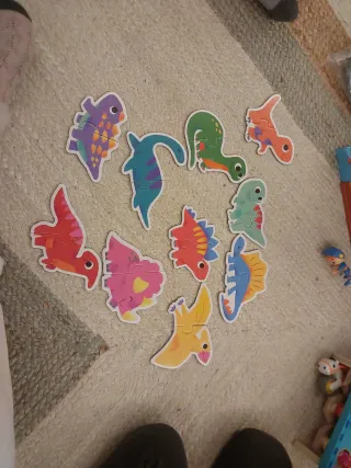 Djeco Puzzle Duo 10 Puzzles Dinosaurios