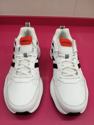 Zapatillas Adidas Hombre Blancas y Rojas
