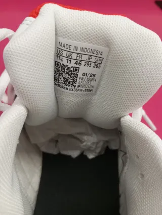 Zapatillas Adidas Hombre Blancas y Rojas