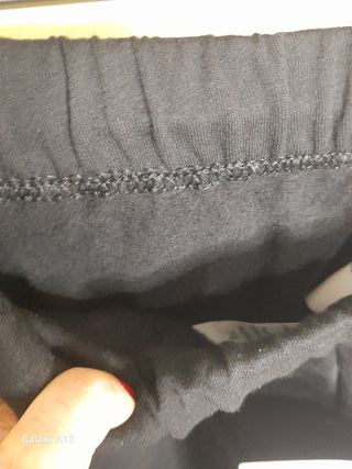 Pantalone donna felpato Federica nero XL