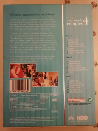 Sexo en Nueva York - Temporadas 1, 2 y 4 DVD