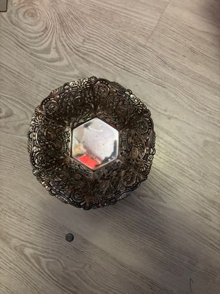 Bandeja baño plata orfebrería