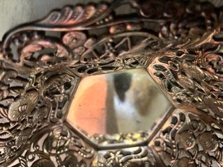 Bandeja baño plata orfebrería