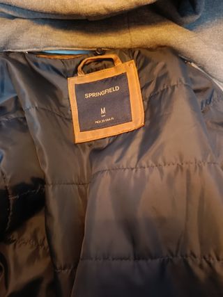 Cazadora polipiel Springfield Marrón Talla M