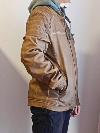 Cazadora polipiel Springfield Marrón Talla M