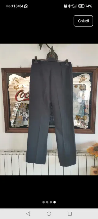 Completo giacca e pantalone donna grigio scuro