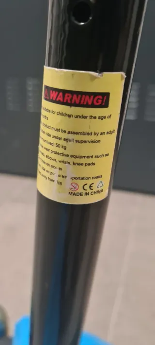 Patinete infantil 3 ruedas azul