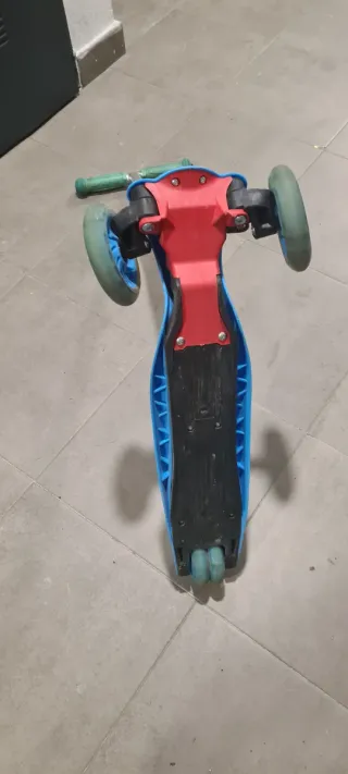 Patinete infantil 3 ruedas azul