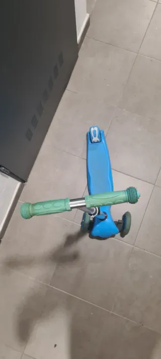 Patinete infantil 3 ruedas azul