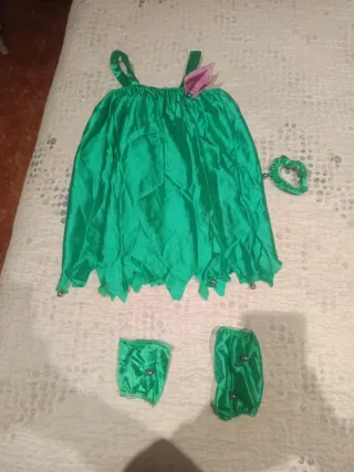 Disfraz Elfo Niña Verde