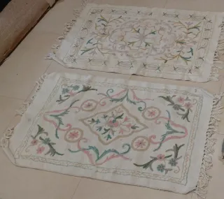 Coppia di tappeti stile kilim 50x100