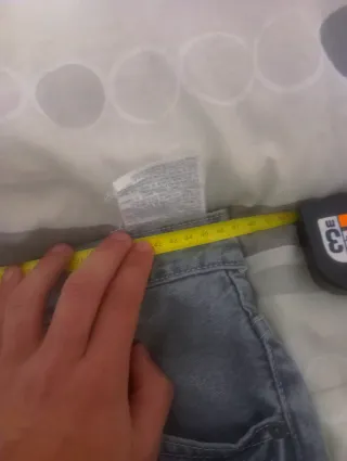 Pantalón oversize Pull&Bear azul Talla M