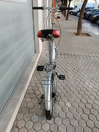 Bicicleta plegable 20 pulgadas gris