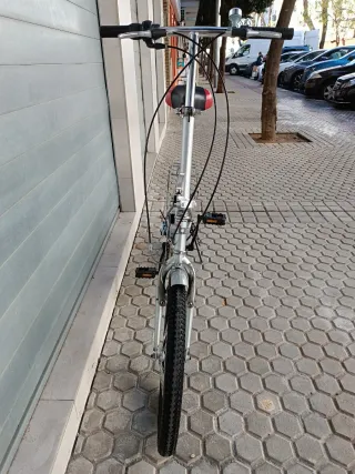Bicicleta plegable 20 pulgadas gris