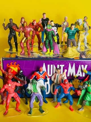 Figura rara PVC Rhino 5cm Spiderman Marvel