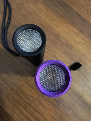 Linternas Convoy S2+ personalizadas foto nocturna