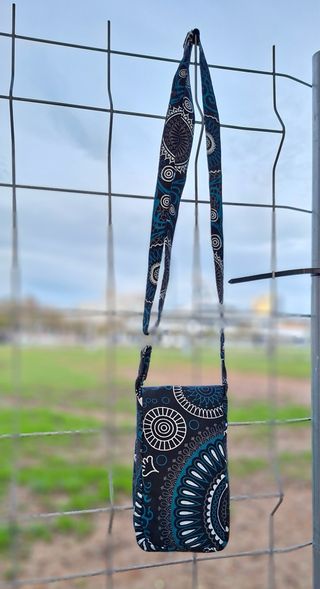 Bolso móvil 100% algodón hecho a mano Nepal
