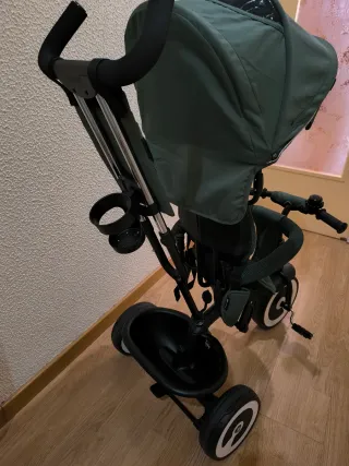 Triciclo Kinderkraft Aston Evolutivon verde