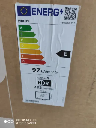 TV Philips 75 4K UHD LED rota