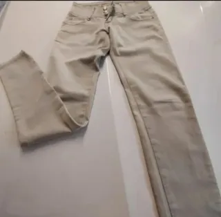 Pantaloni skinny donna XS nero, blu, beige