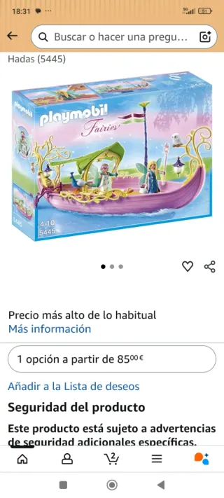 Barco de Hadas Playmobil 5445