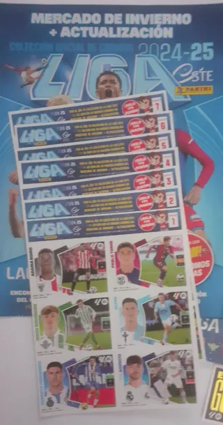 Colección cromos Liga Este 2024-25 completa