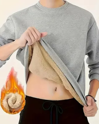 Suéter Cuello Redondo Forro Polar