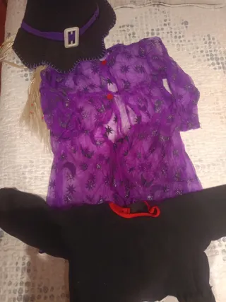 Disfraz Bruja Niña Talla 3-4