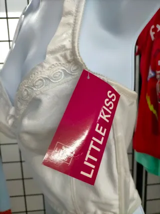 Sujetador Little Kiss 100B Blanco Encaje