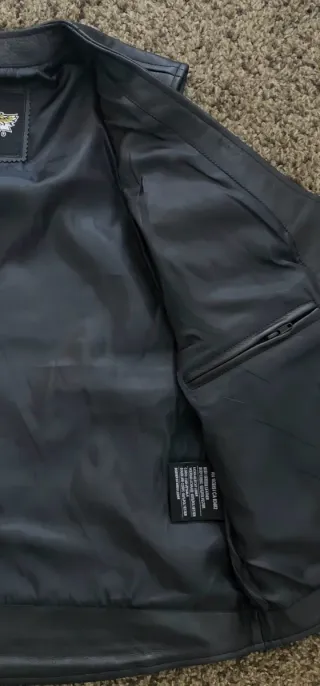 Gilet Harley-Davidson Pelle Nero