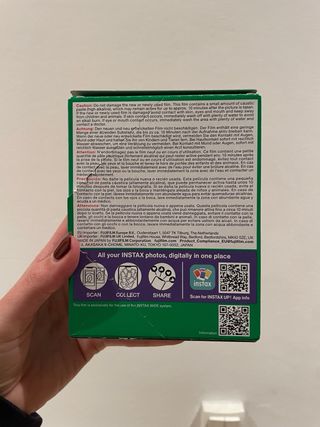 Carta Polaroid Fujifilm Instax Wide 20 unità