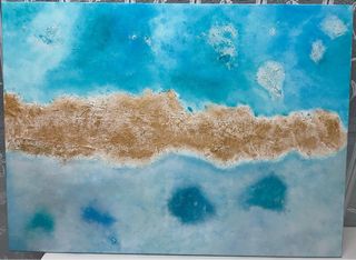 Cuadro abstracto estilo Mar