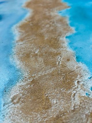 Cuadro abstracto estilo Mar