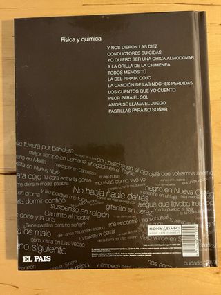 Libro CD Física y química de Joaquín Sabina