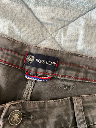 Pantaloni cargo ROSS KEMP marrone uomo